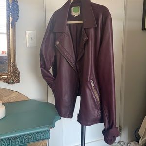 Anthropologie new vegan leather jacket